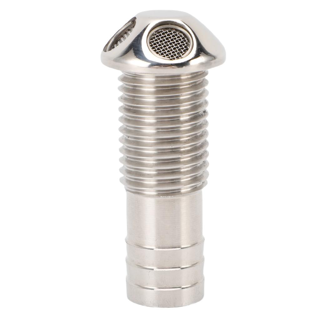 Gas Tank Vent Valve 316 Stainless Steel 20mm Rustproof Long Lasting Straight Fuel Breather Vent for