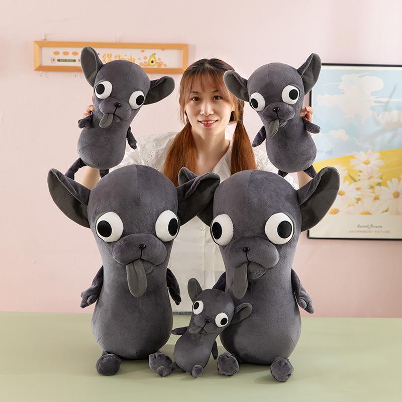 Новая трансграничная плюшевая игрушка чихуахуа, кукла, подушка-игрушка, уродливая милая кукла, подарок на день рождения