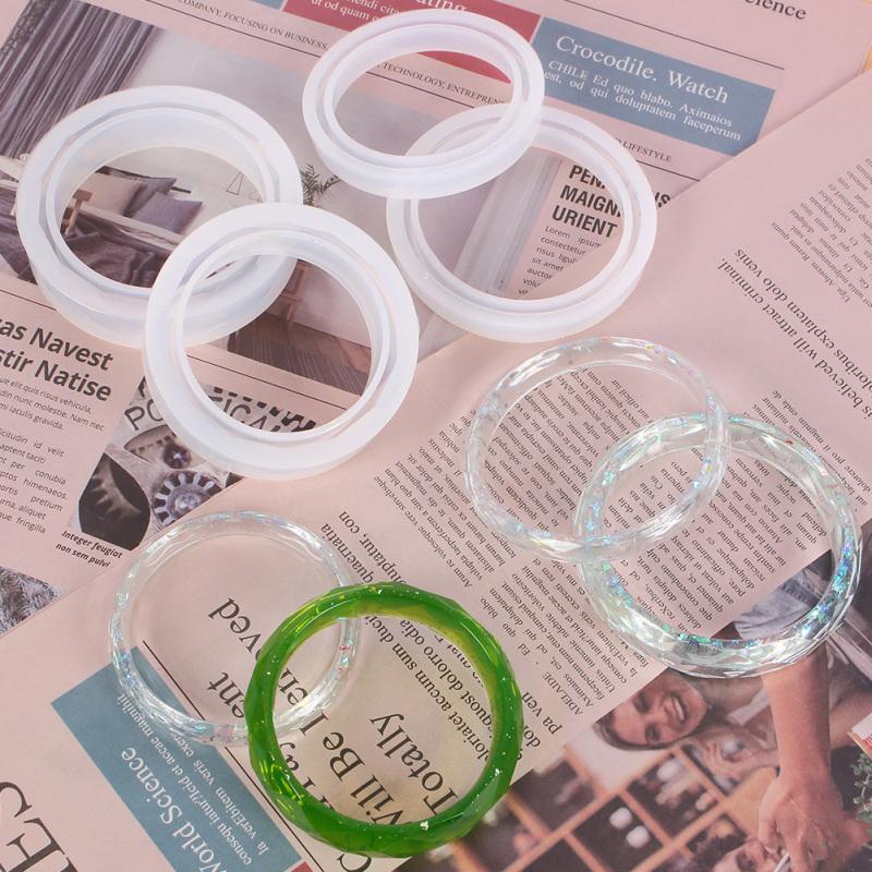 Кристалл эпоксидной смолы алмазный браслет силиконовая форма ювелирные изделия ручной работы сушеный цветок смолы бриллиантовый браслет