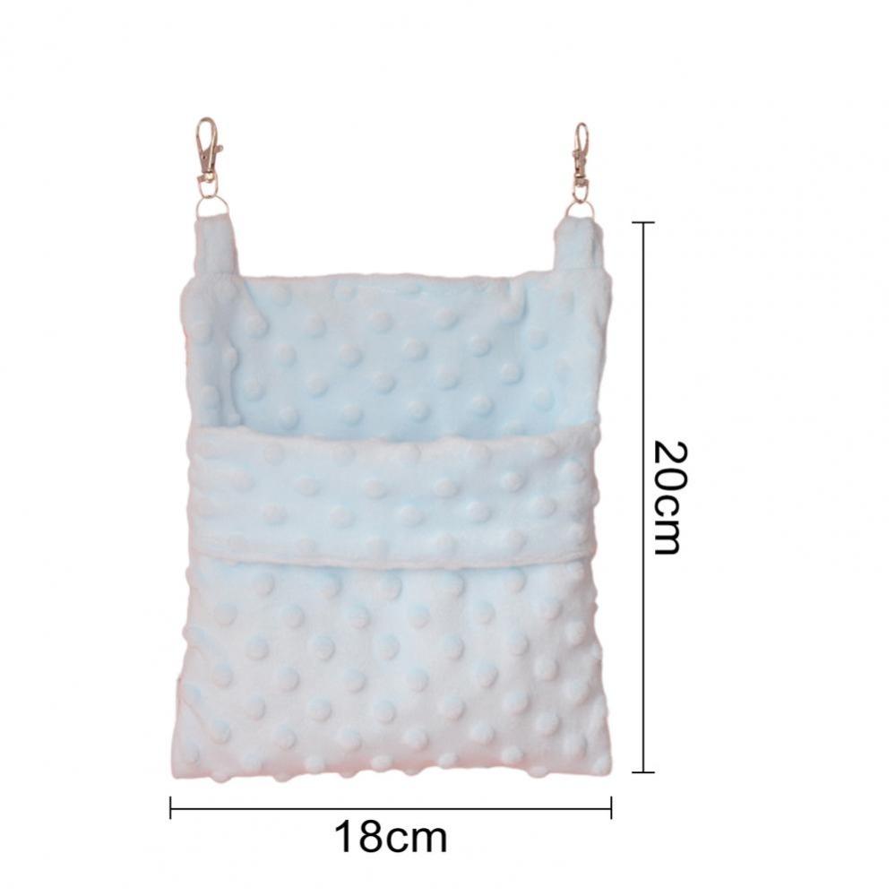 Hangable Sugar Glider Sleeping Bag Plush Rat Sleeping Bag Soft Hamster Hammock