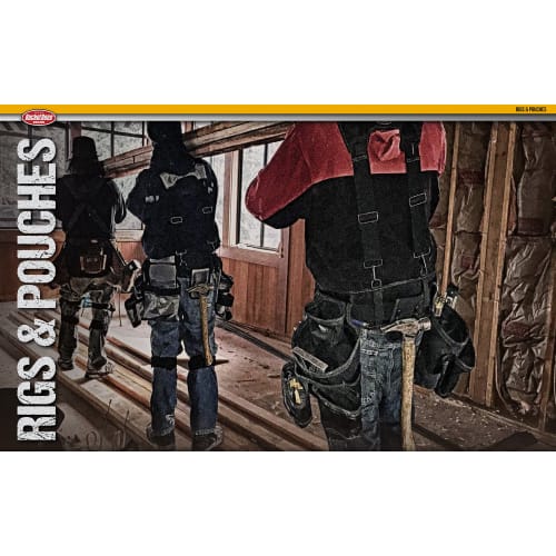 Bucket Boss Mallet Buster Suspension Rig Tool Bag (Waist Bag) Belt Suspenders