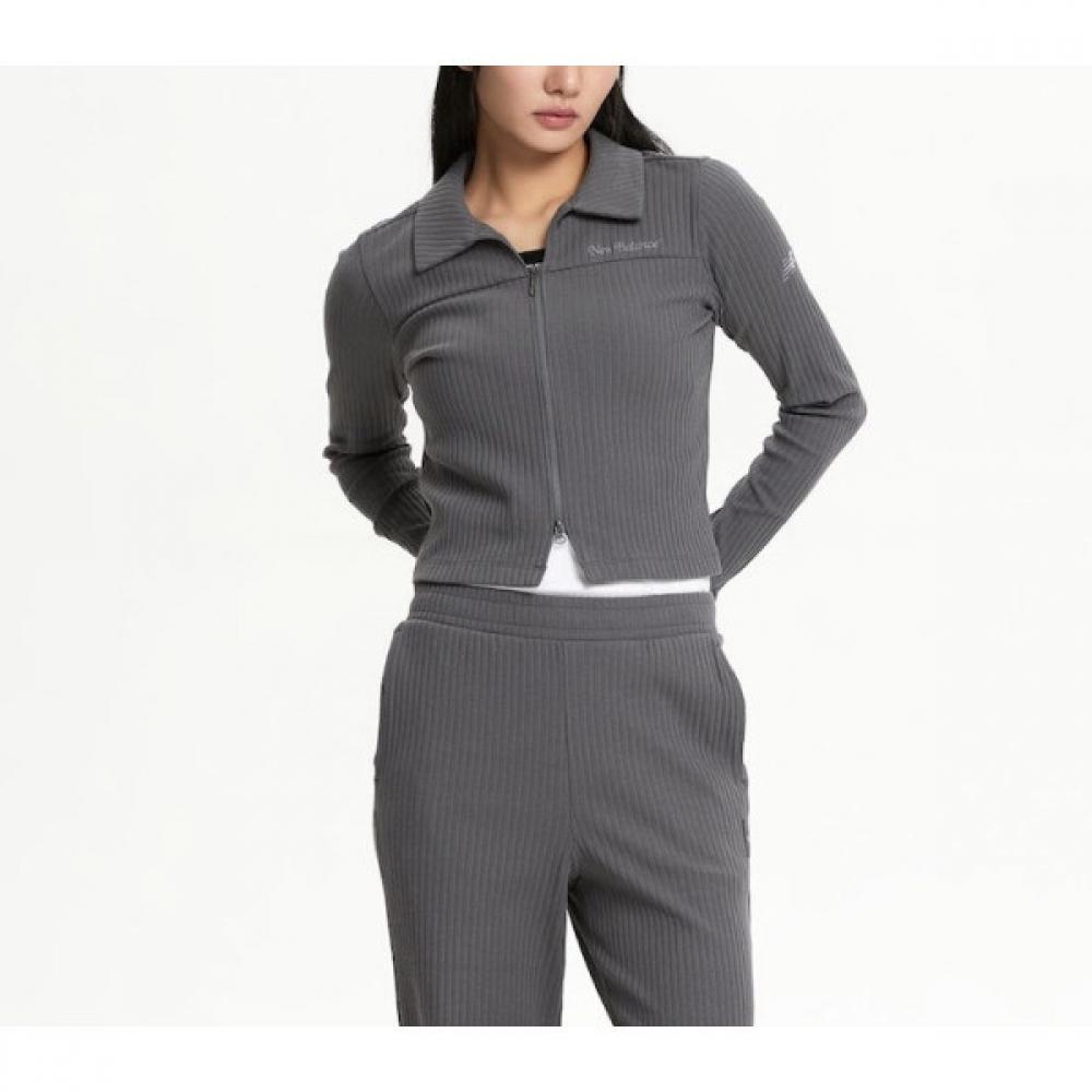 New Balance W ребристый воротник с двухсторонней молнией Slim Fit B1 nbmdf2W312 19 60 Ac