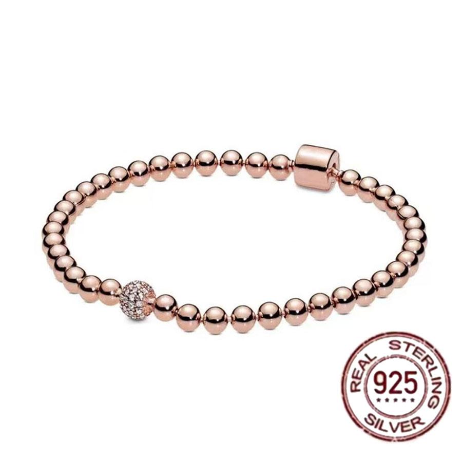 1/100 S925 silver heart crown snake bone bracelet women fashion jewelry DIY bracelet gift for her