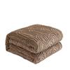 Solid Color Roman Column Double Sided Plush Jacquard Blanket Multifunctional Nap Blanket Air Conditioning Blanket Soft Cozy Throw Blanket
