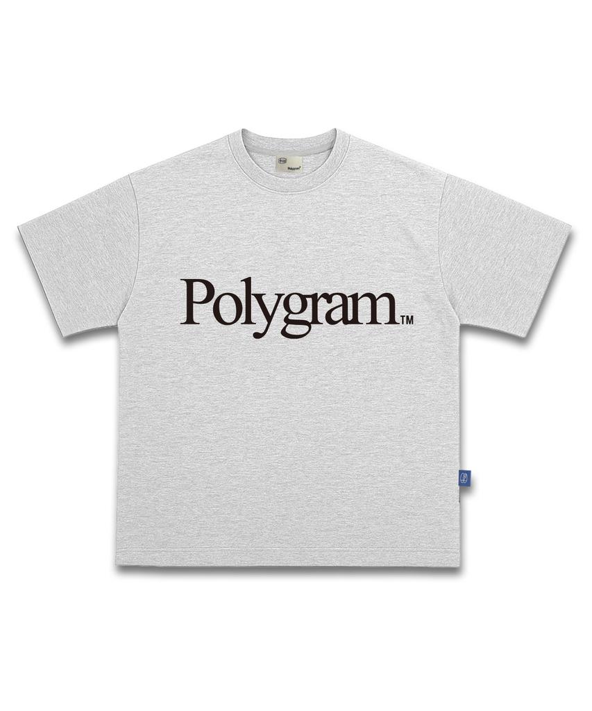 POLYGRAM Lettering Pgm 16-Count Cotton Oversized Short Sleeve T-Shirt [3 Colors]