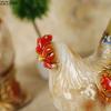 Творческая скульптура петуха и курицы, керамические изделия, украшение для гостиной, винный шкаф, европейское искусство украшения двора дома