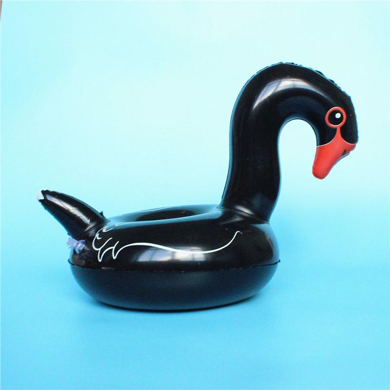 Надувное кольцо для плавания «Лебедь» для банки с напитками, держатель для чашки, пляжный опрос, летние плавающие игрушки