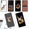 Чехол с изображением немецкой овчарки для Samsung Galaxy S24 Ultra S23 S22 S21 Plus S20 FE S8 S9 S10 Note 10 20 Ultra Cover