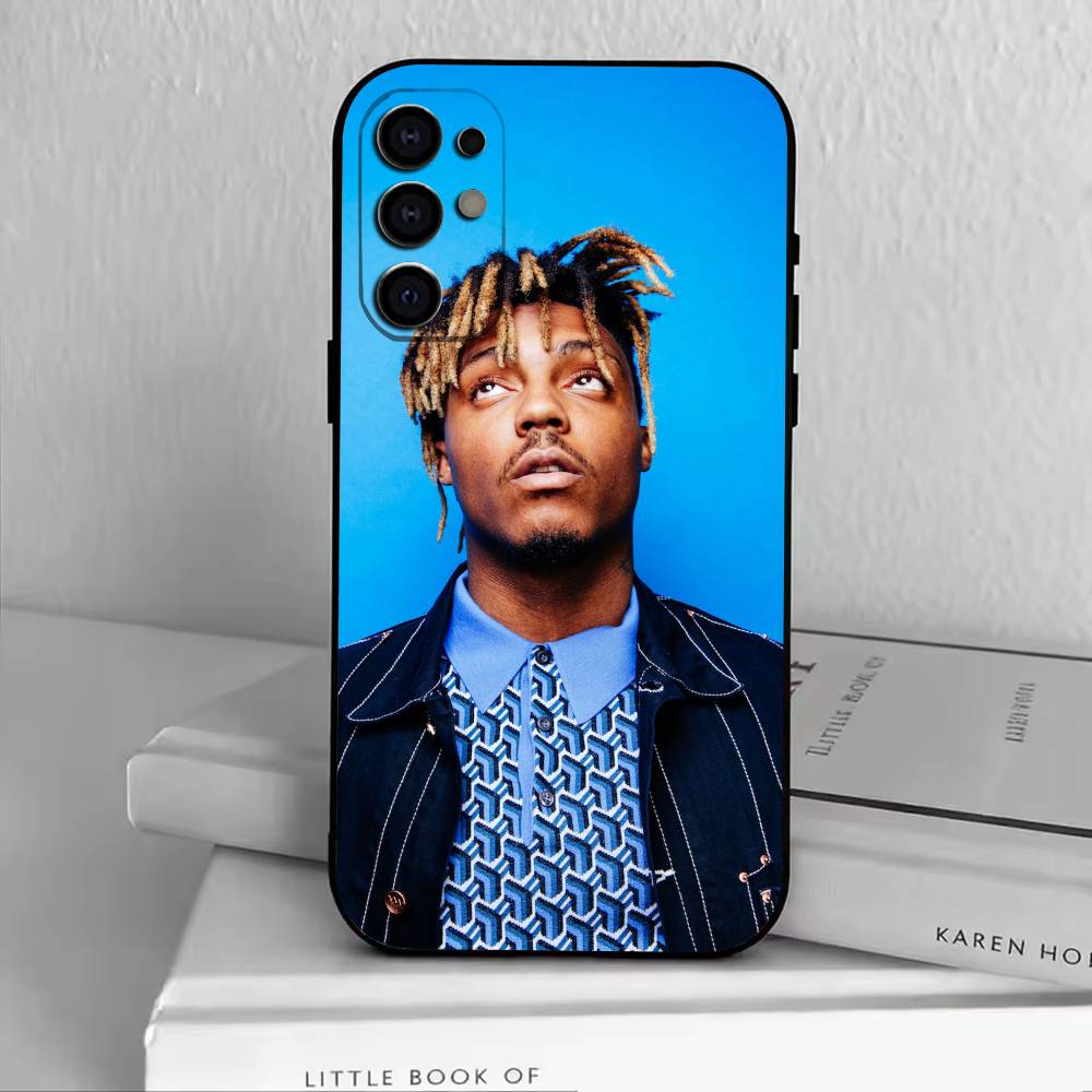 999-Juice WRLD-JW Чехол для телефона Черный Силиконовый Мягкий Для Samsung S25,S24,S21,S22,S23,S30,Ultra,S20,Plus,Fe,Lite