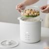 220V 1200ML Mini Electric Rice Cooker Household Ceramic Multi Cooker Portable Slow Stewer for 1 Person Use