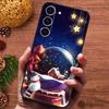 Рождественская расписная обложка для Samsung Galaxy S25 Ultra S25Plus Чехол Силиконовый Мягкий Фундас для Samsung S25 Plus Чехол для телефона s 25