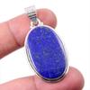 Подвеска из натурального лазурита из стерлингового серебра 925 пробы 1,75 дюйма f4l76
