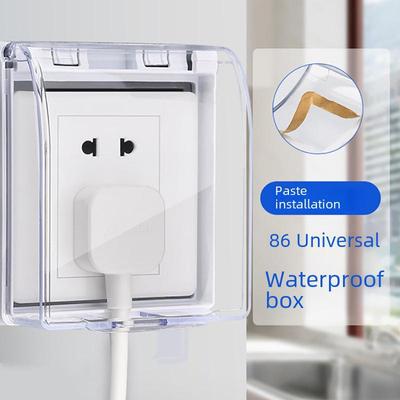 Пластиковая водонепроницаемая крышка для розетки выключателя в ванной комнате