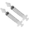 2pcs 10ml Syringe Baby Nasal Irrigator Silicone Baby Infant Nose Cleaner Rinsing Device
