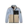 Warm Fleece Color Block Logo Jacket Men Jackets Blue A24A5-CD6