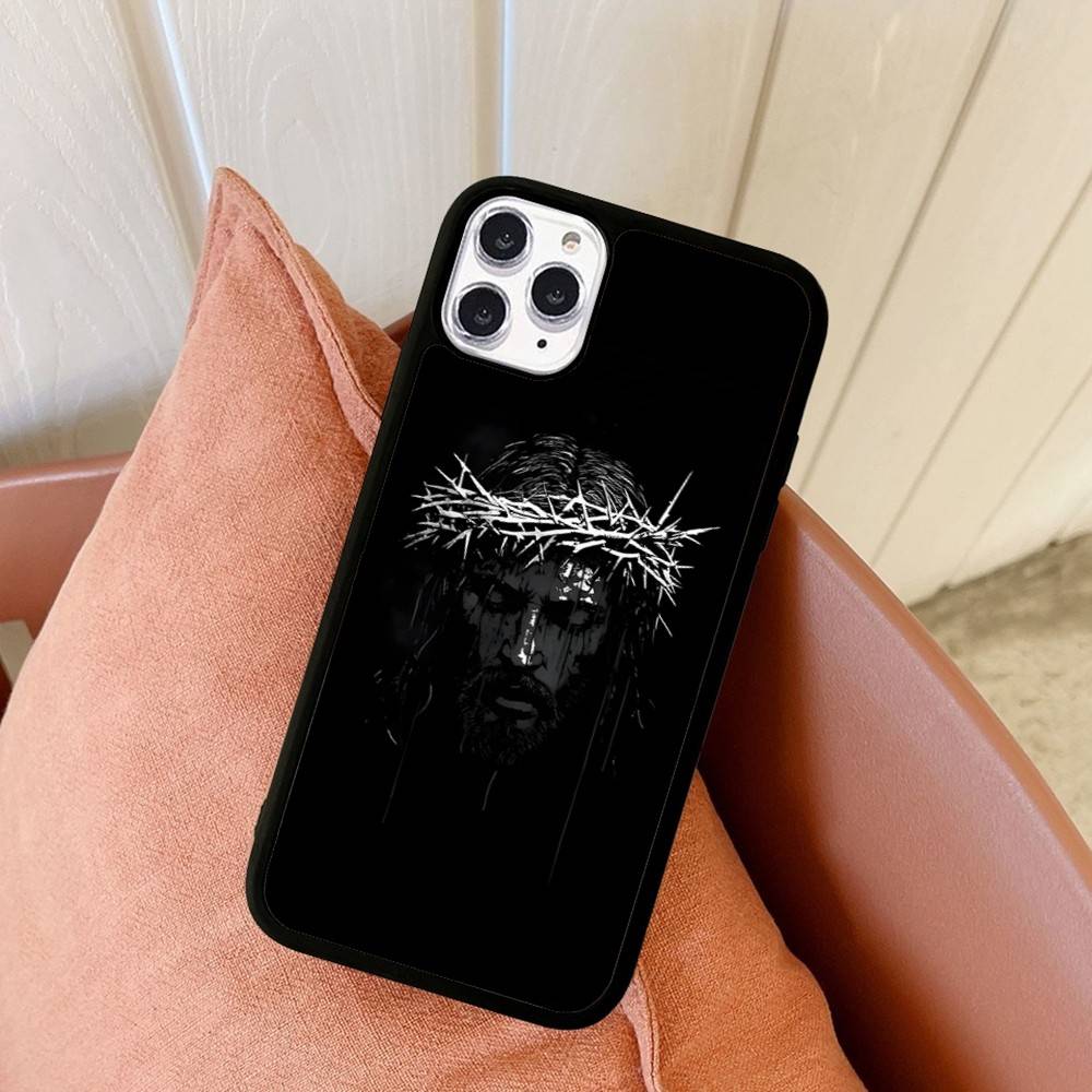 Чехол для телефона Сын Божий Иисус для iPhone 11 12 13 14 15 16 17 Pro Max Plus PC+TPU Ударопрочный корпус