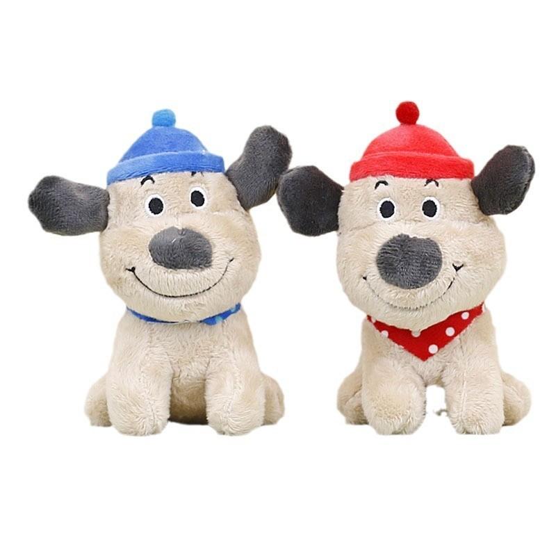 Мягкий Пушистый Плюшевый Брелок для Собаки Милый Плюшевый Брелок Идеально Подходит для Подарков