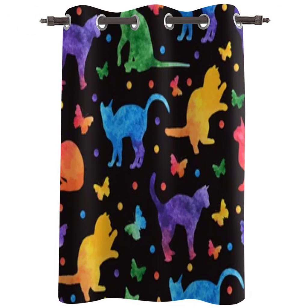 Травяной фон бабочка оконные шторы для гостиной спальни роскошные современные кухонные шторы тканевые шторы