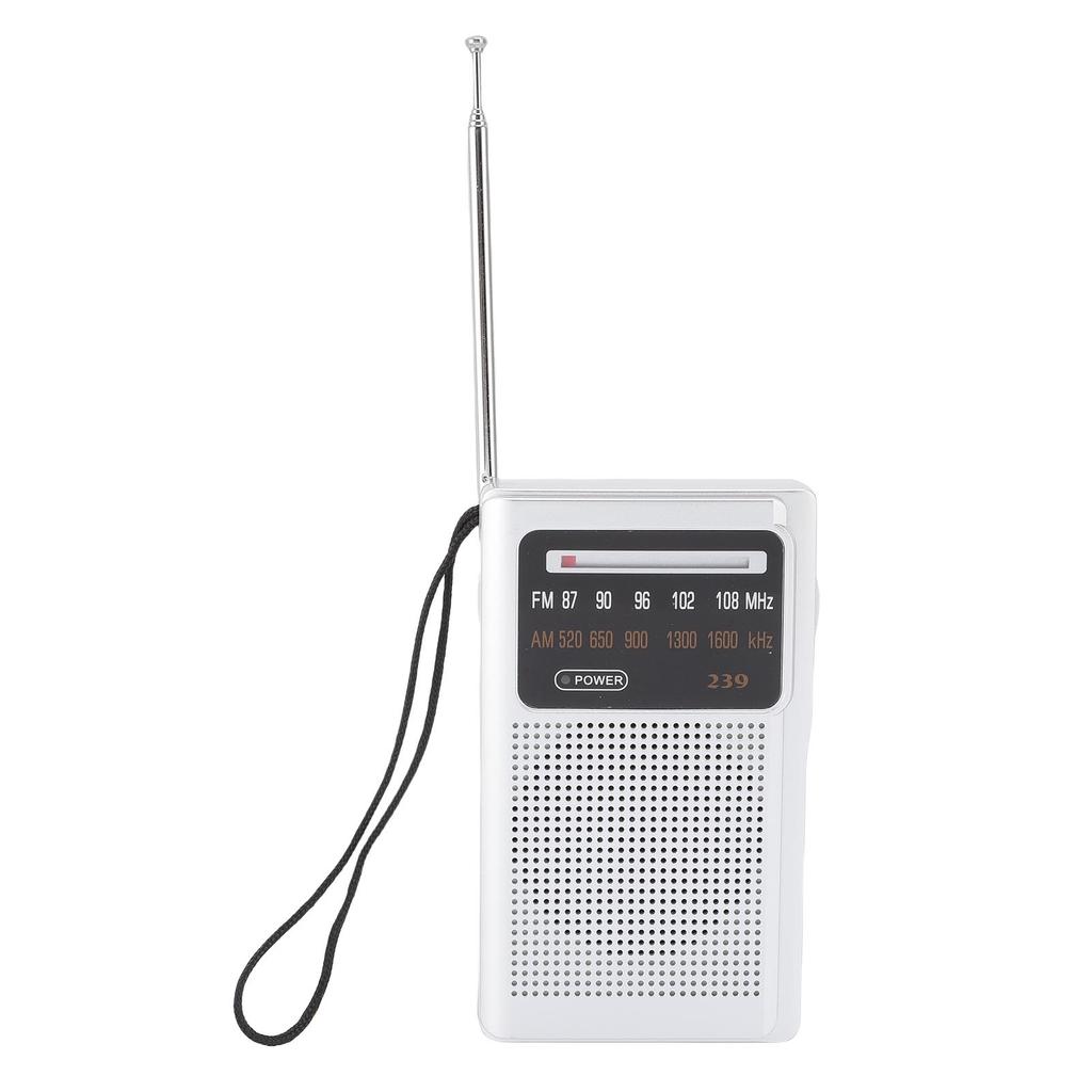 Портативное AM FM радио Чистое качество звука Длительное время работы от батареи Карманное радио для путешествий Активный отдых Стиль 1