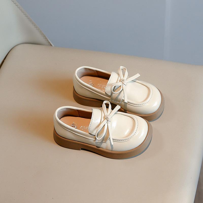 Весна Осень Детские Черные Лоферы Модные Дышащие Девушки Принцесса Кожаные Туфли Повседневные Толстые Подошвы Детские Школьные Одиночные Туфли