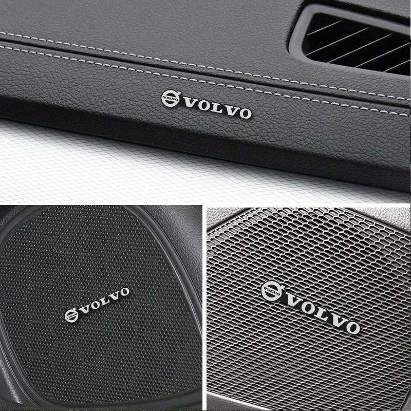 kbsnp0 Metal Car Audio Decoration Sticker Auto Badge Decal For Volvo Rdesign XC60 XC40 V60 V40 EX30 XC90 S60 C30 V50 S90 Accessories