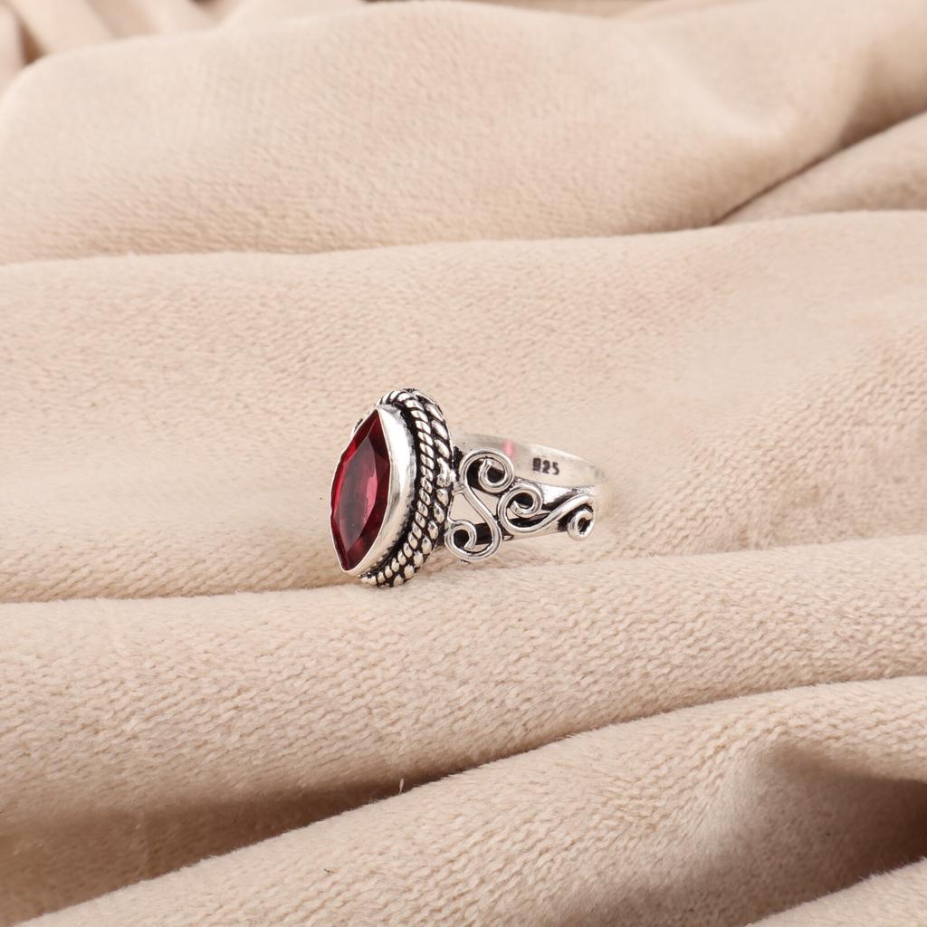 Rare Pink Rubellite Gemstone 925 Sterling Silver Jewelry Handmade Ring For Women PR-1-10