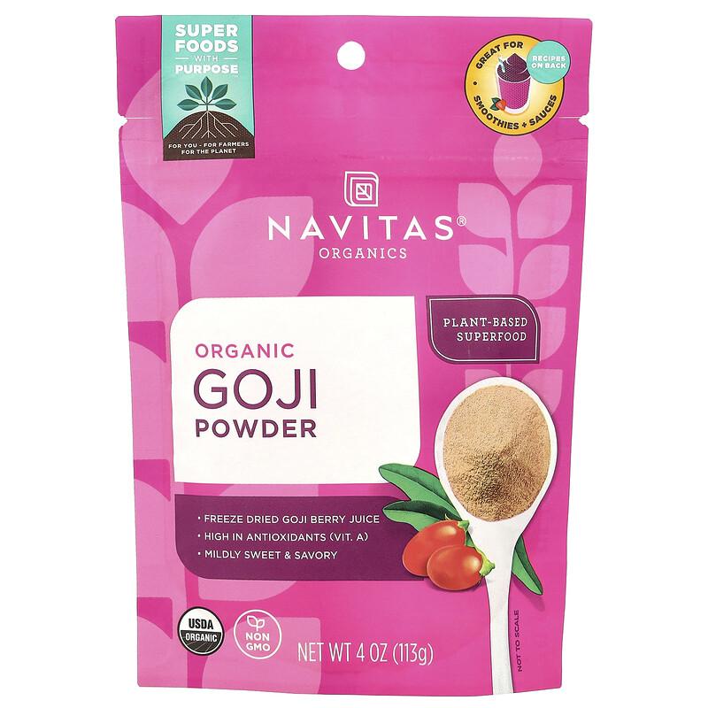 Organic Goji Powder, 4 oz (113 g)
