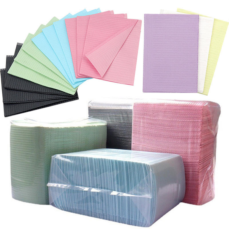 125 шт. Одноразовые очищающие салфетки для тату и микроблейдинга - Гигиеничный коврик с барьерной пленкой для рабочей станции тату-мастера (брови, губы) - Салон, Дом