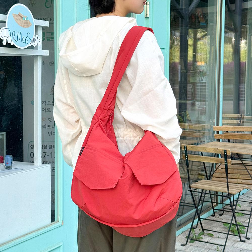 BRBAG BR_9653 Casual Travel Bag Two Pockets Big Shoulder Bag
