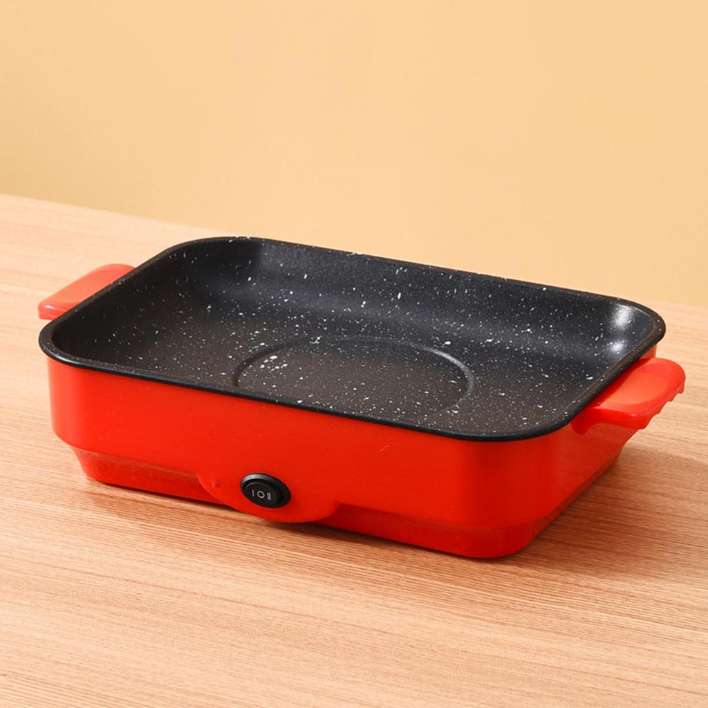 Электрическая антипригарная многофункциональная сковорода-гриль для приготовления пищи в помещении.  
