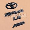 -  2024 2025 Overlay For RAV4 LE AWD Hybrid Matte Black Out letters Kit