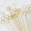 30/60pcs Creative Metal Card Holder DIY Wire Place Card Holder Wrapping Supplies
