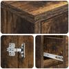 Bathroom Cabinet Smoked Oak 30 x 33 x 190 cm