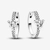 Sparkling Heart Hoop Earrings 293101C01