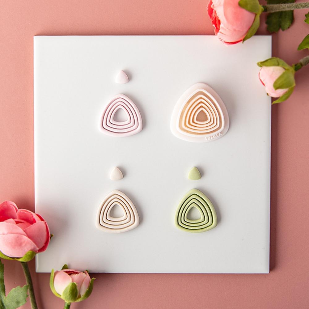 Мягкая керамика, форма для полимерной глины, полые серьги, вырезанная форма, серьги, ювелирные изделия, кулон, изготовление