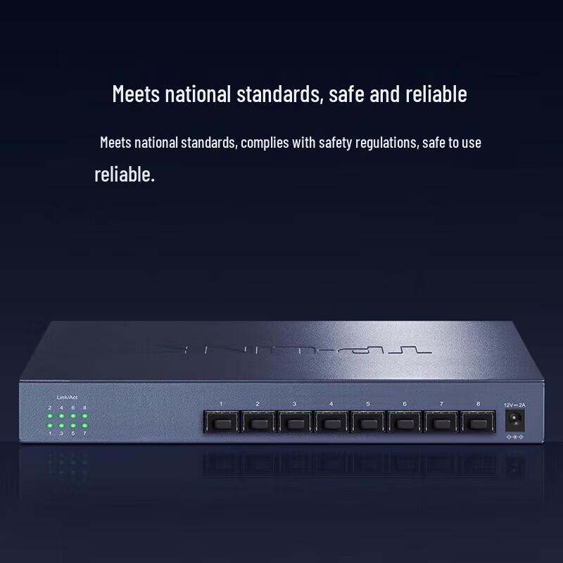TP-Link TL-ST1008F 8-Port 10 Gigabit SFP+ Managed Switch