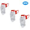 3PCS Santa Claus Mask And Beard Integrated Protective Dust-Proof Dress Up Mask