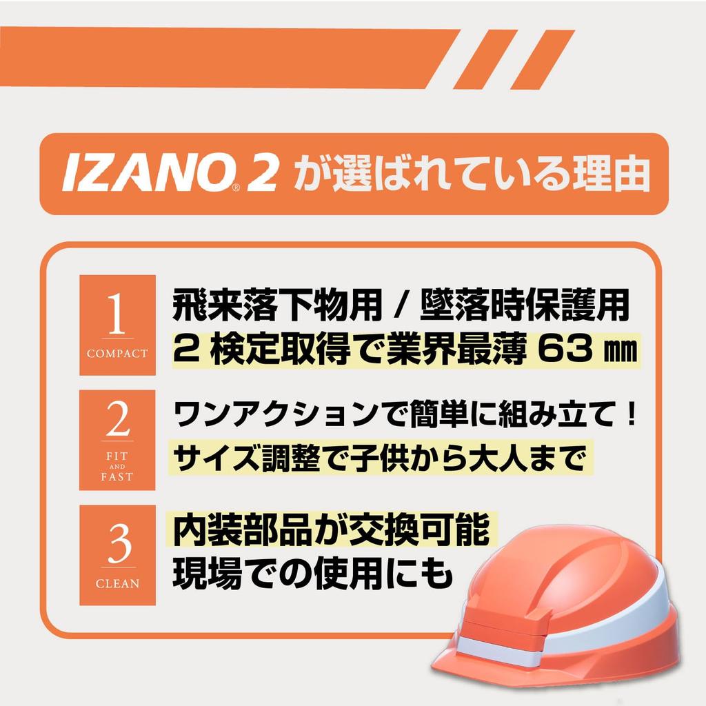 DIC Plastics IZANO2 Складная белая каска,