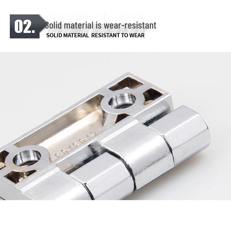 Black Stainless Steel 304 Door Hinges 60x60mm (5-Pack)