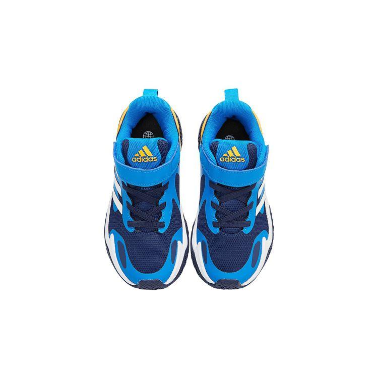 adidas 4Uture Rnr El K Удобные Нескользящие Прочные Легкие Спортивные Повседневные Кроссовки для Детей Синие Белые GZ5861