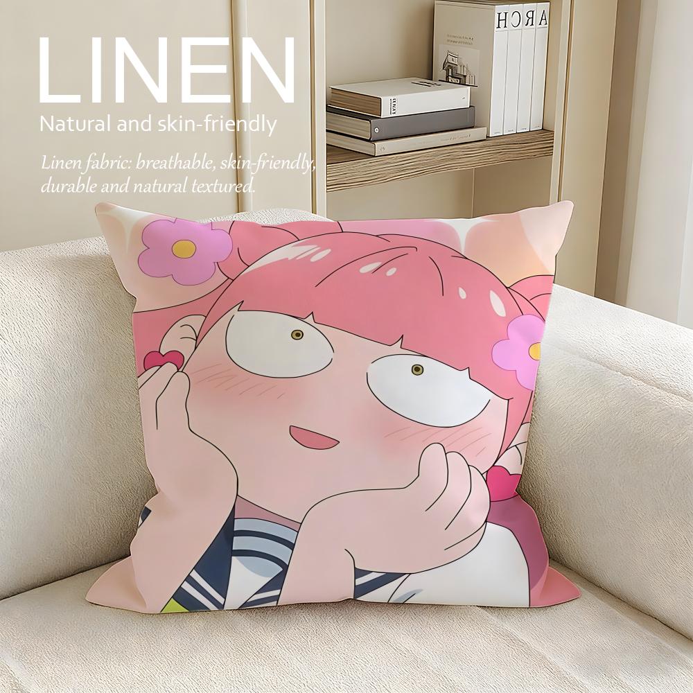 You and I Are Polar Opposites Cushion Cover Linen Decorative Pillowcase Set Pcs x Breathable Washable Sofa Cushion Cover