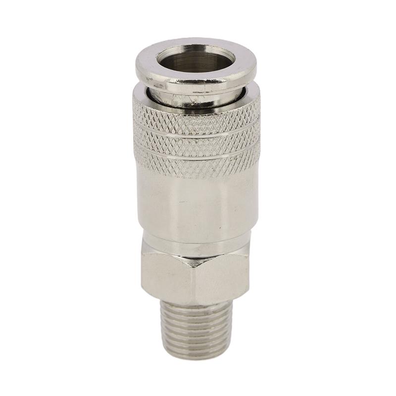 Air Compressor G1/4 Male Thread Pneumatic Fittings Adapter Metal Quick Connector Eu Standard For Air Power Tools Accessories