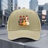 Adjustable ChickenThemed Baseball Cap  Lightweight Breathable AllSeason Hat for Daily Wear Birthdays Christmas Valentines