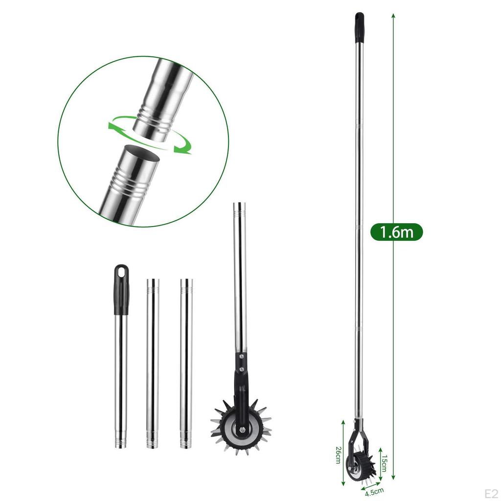 Инструмент для обрезки газона с длинной ручкой, аккумуляторные роторные ножницы для тротуаров в парках и дворах