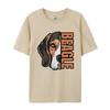 Beagle HalfFace Tshirt Gift TShirt Youthful T Shirts For Unisex Cotton Tops Tees Street Cheap Pop Art