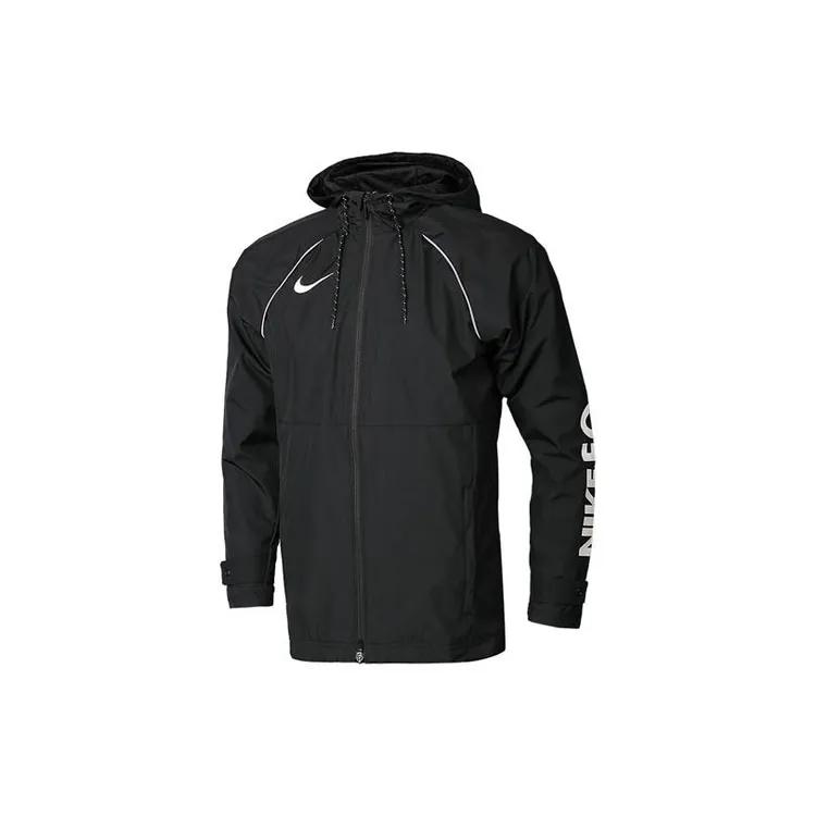 Nike Jackets Men's Black Hooded Moderate Other (Unisex) Jackets AR8553 010