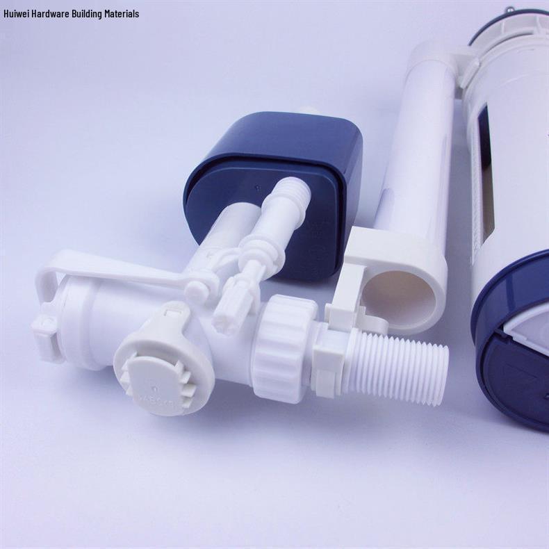 Dual-Flush Toilet Outlet Valve and Water Inlet Valve Bathroom Set
