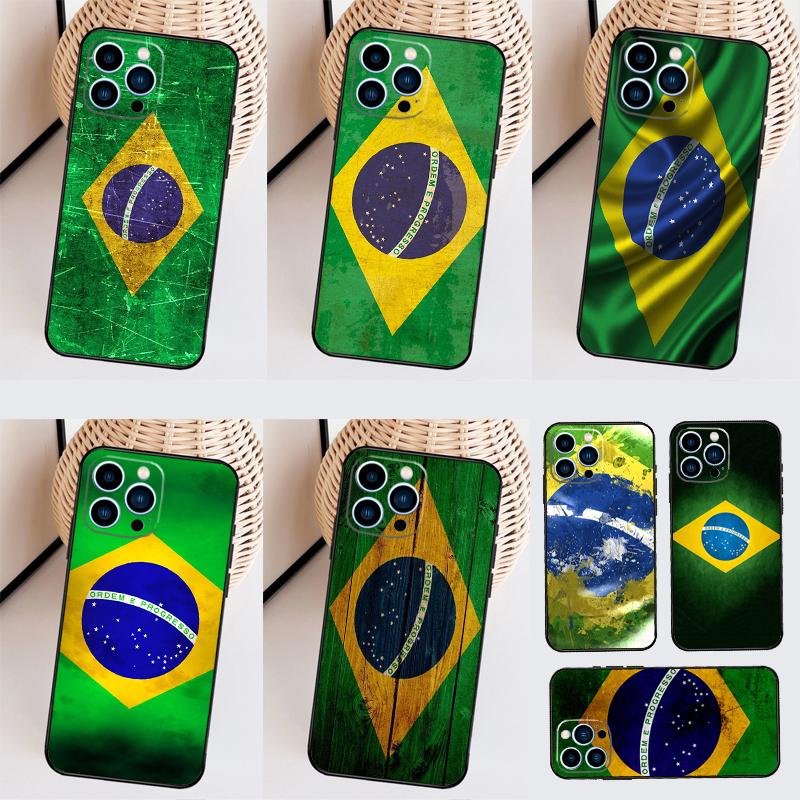 Brazil Brazilian Flag For Huawei Nova Y70 Y72 Y73 Y60 Y90 Y61 Y91 7i 8i 11i 12i 12s 9 10 SE P20 P30 P40 Lite Case