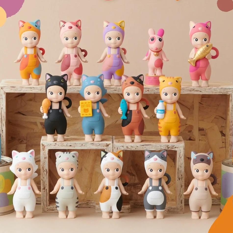 Новая серия Hipper Angel Cat Life Blind Box Кавайная мини-фигурка Аниме-модель для украшения компьютера телефона