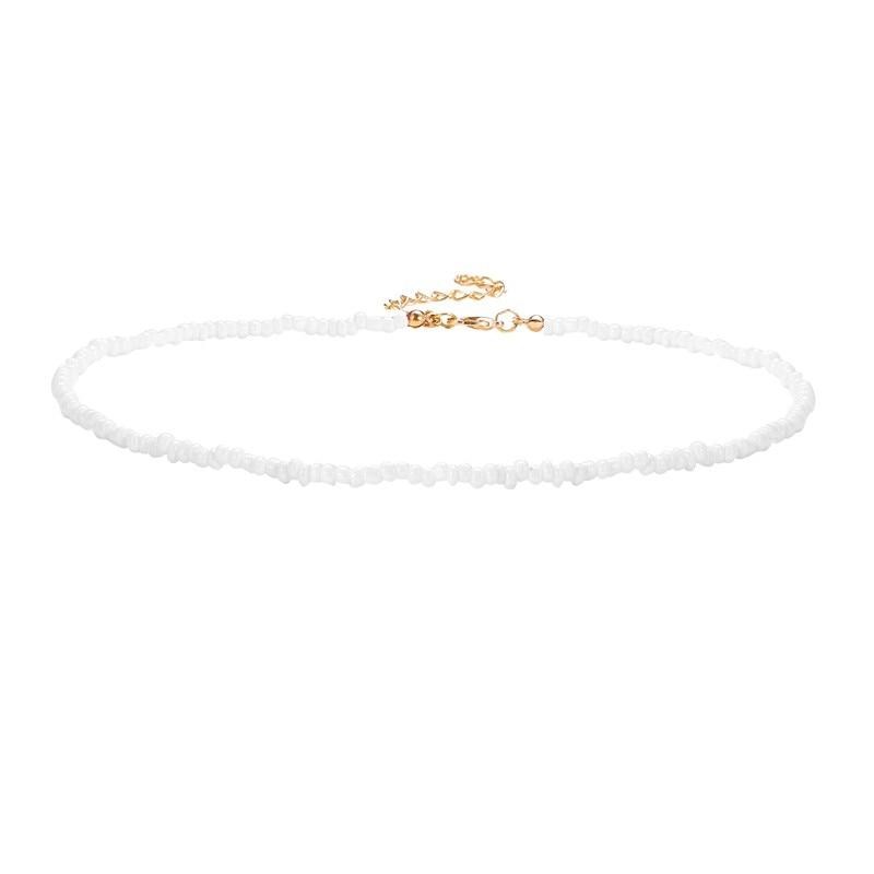 iF ME Красочные нити из бисера, колье из бисера, подарок для женщин, милый цветок, кулон, ювелирные изделия, тренд, ракушка, пляжная вечеринка, креативный